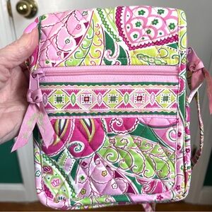 Vera Bradley Pink Pinwheel Crossbody Bag